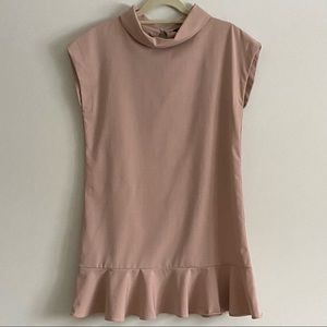 Zara Basic Blush Pink Dress